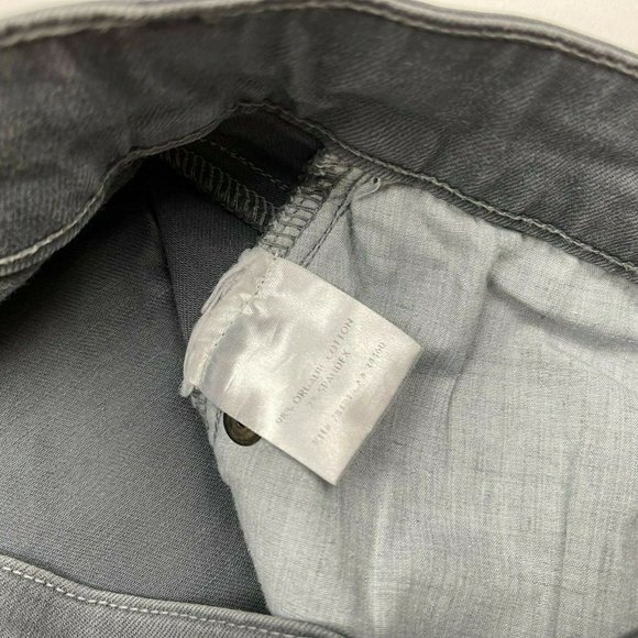 Eileen Fisher Organic Cotton Jeans Pockets Stretch Zip Closure Pants Women 6 - Picture 9 of 10